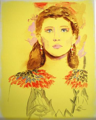 Print of Portraiture Portrait Paintings by Allison Plastridge