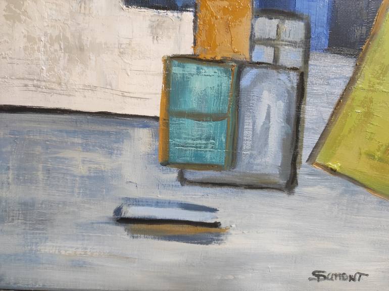 Original Abstract Still Life Painting by Sophie Dumont