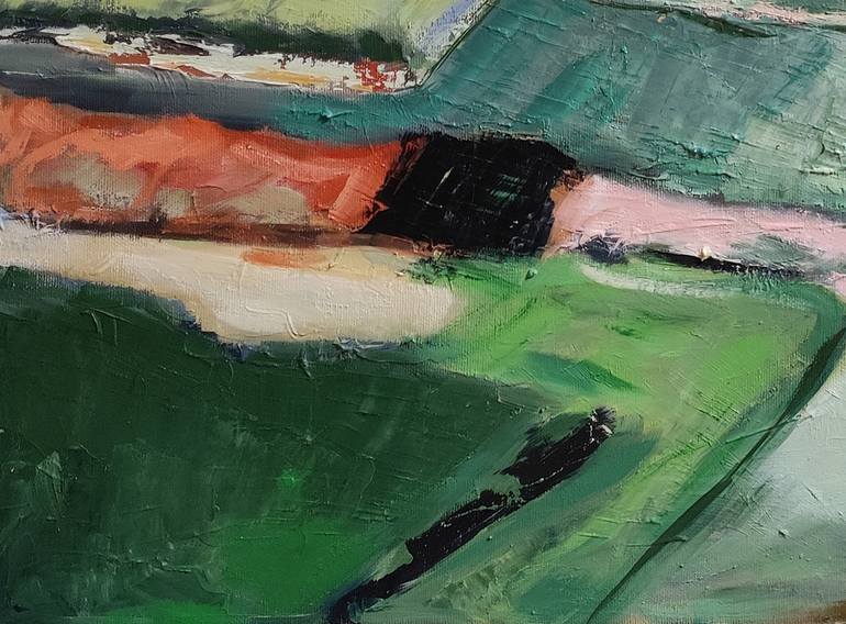 Original Abstract Landscape Painting by Sophie Dumont