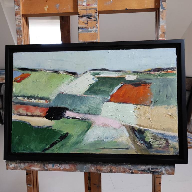 Original Abstract Landscape Painting by Sophie Dumont