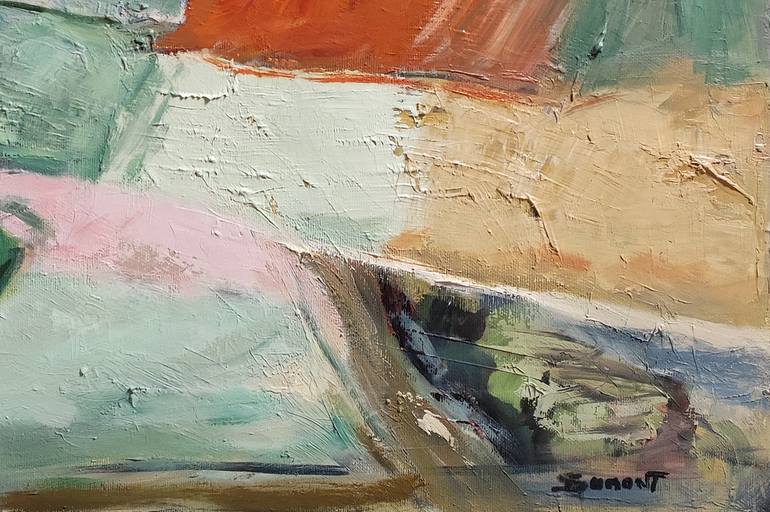 Original Abstract Landscape Painting by Sophie Dumont