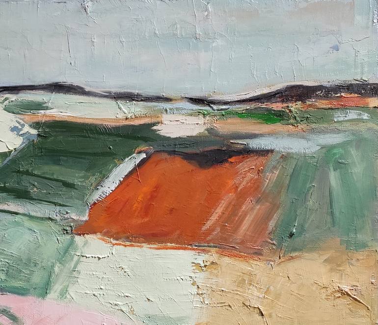 Original Abstract Landscape Painting by Sophie Dumont