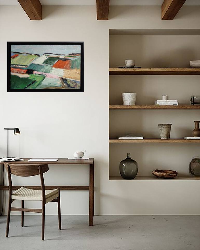 Original Abstract Landscape Painting by Sophie Dumont
