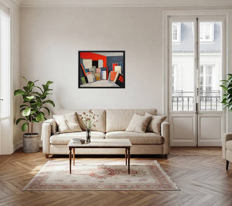 Original Abstract Expressionism Abstract Painting by Sophie Dumont