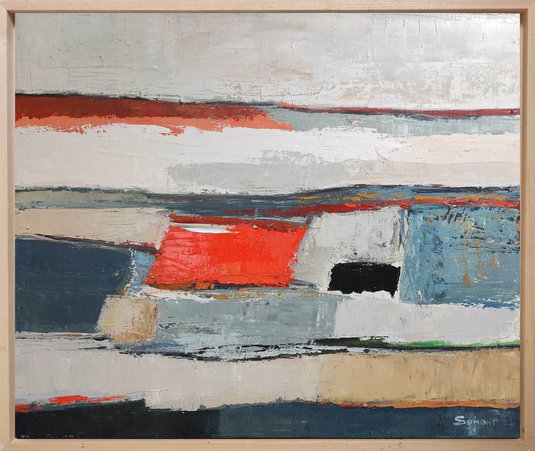 Original Abstract Expressionism Abstract Painting by Sophie Dumont