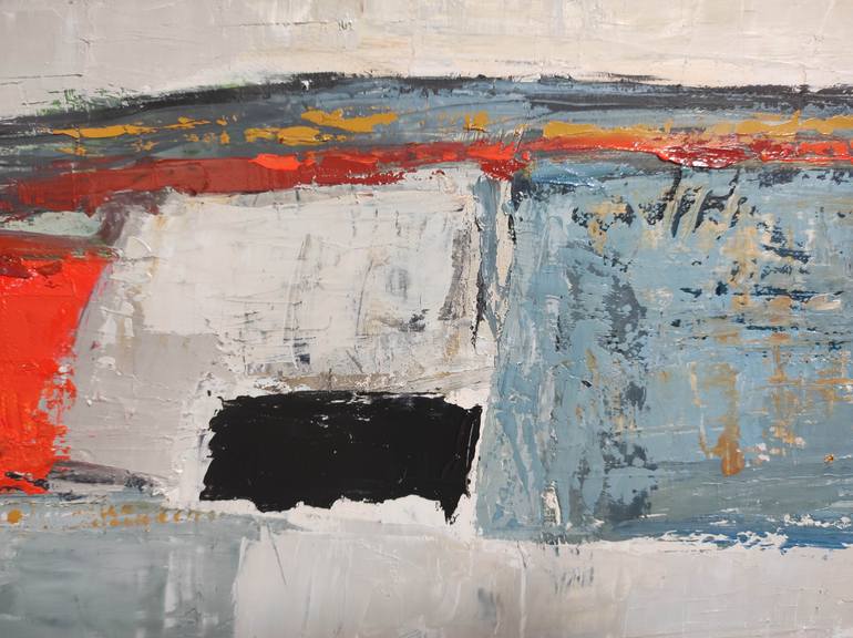 Original Abstract Expressionism Abstract Painting by Sophie Dumont