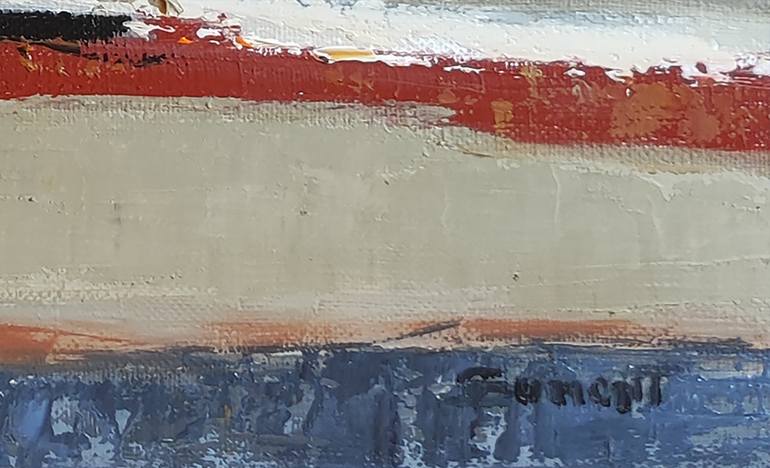 Original Abstract Landscape Painting by Sophie Dumont