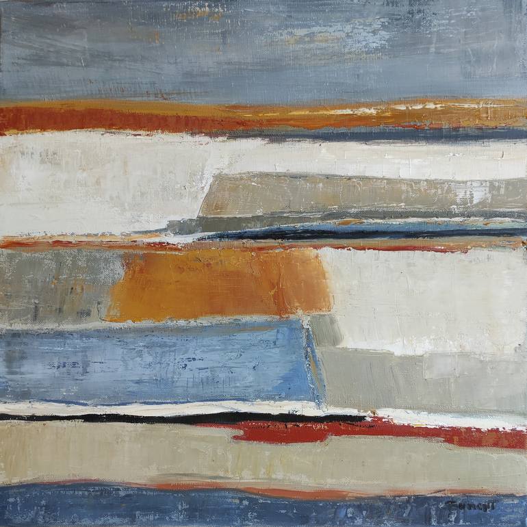 Original Abstract Landscape Painting by Sophie Dumont