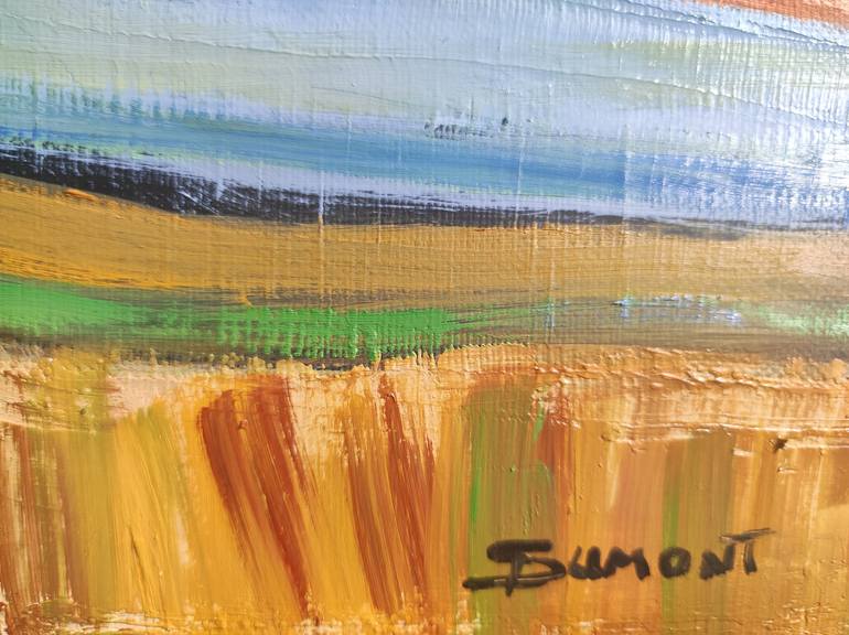 Original Abstract Expressionism Landscape Painting by Sophie Dumont