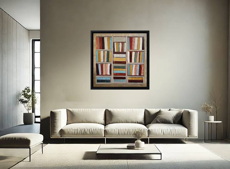 Original Abstract Expressionism Abstract Painting by Sophie Dumont