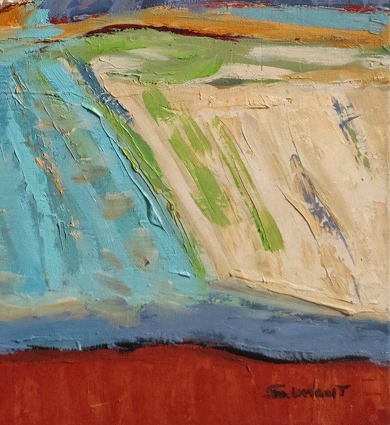 Original Abstract Landscape Painting by Sophie Dumont
