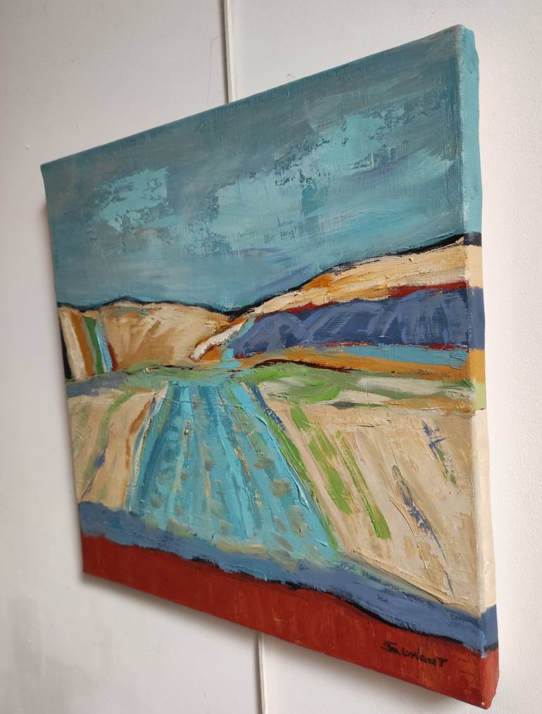 Original Abstract Landscape Painting by Sophie Dumont