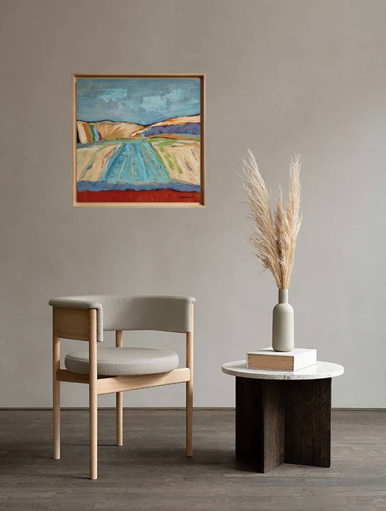 Original Abstract Landscape Painting by Sophie Dumont