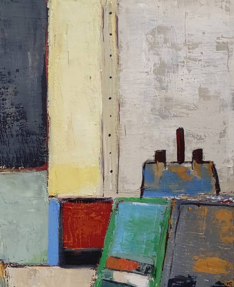 Original Abstract Expressionism Still Life Painting by Sophie Dumont