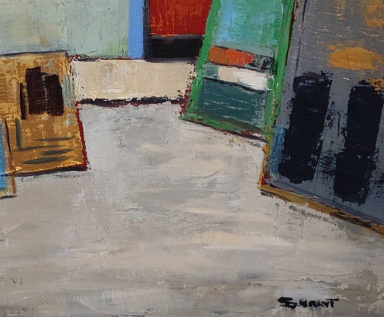 Original Abstract Expressionism Still Life Painting by Sophie Dumont