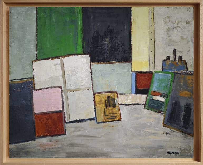 Original Abstract Expressionism Still Life Painting by Sophie Dumont