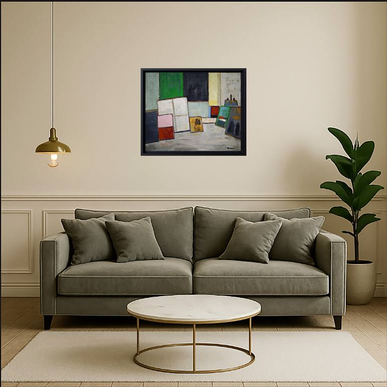 Original Abstract Expressionism Still Life Painting by Sophie Dumont