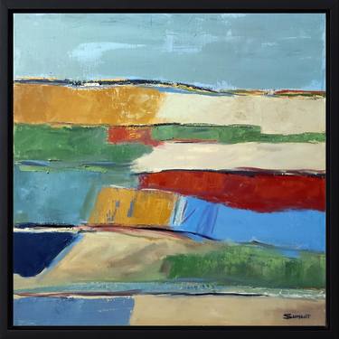 Original Abstract Landscape Paintings by Sophie Dumont