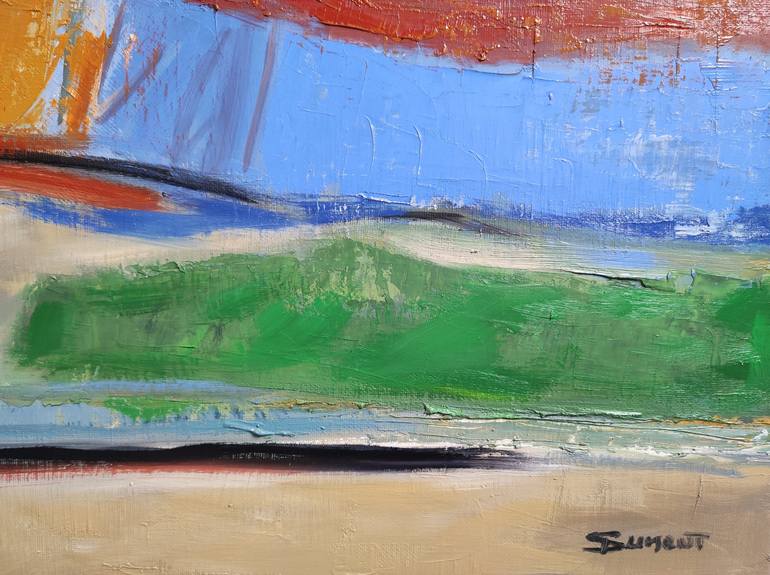 Original Abstract Landscape Painting by Sophie Dumont