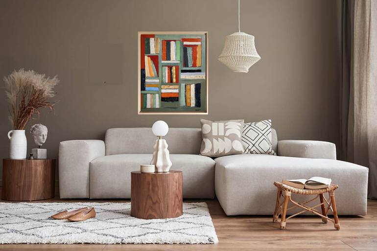 Original Abstract Expressionism Abstract Painting by Sophie Dumont