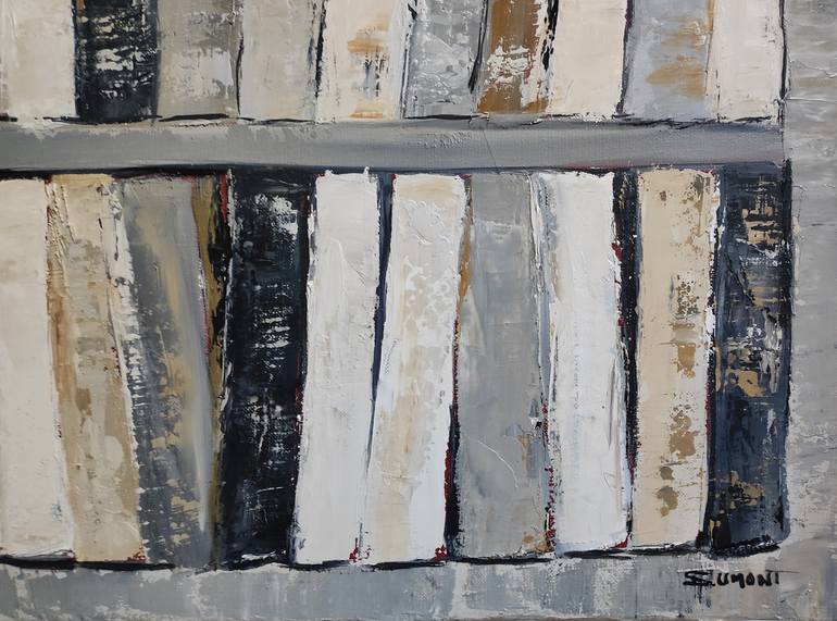 Original Abstract Still Life Painting by Sophie Dumont