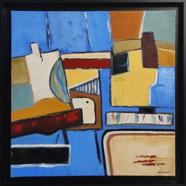 Original Cubism Abstract Paintings by Sophie Dumont