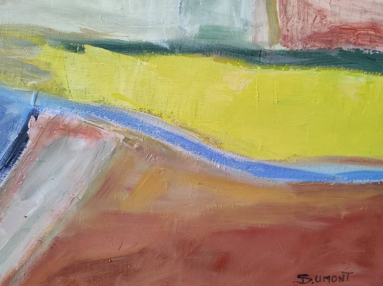 Original Abstract Landscape Painting by Sophie Dumont