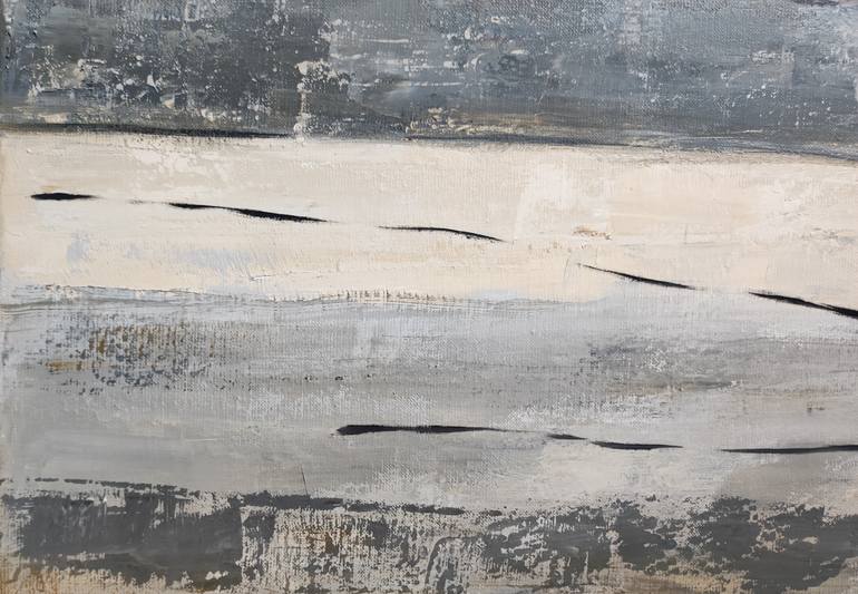 Original Minimalism Landscape Painting by Sophie Dumont