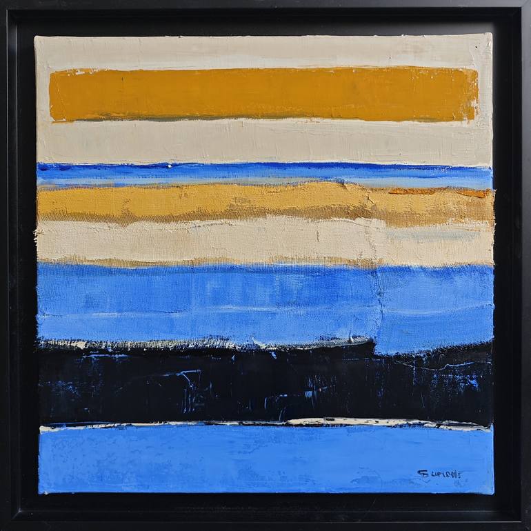 Original Minimalism Abstract Mixed Media by Sophie Dumont