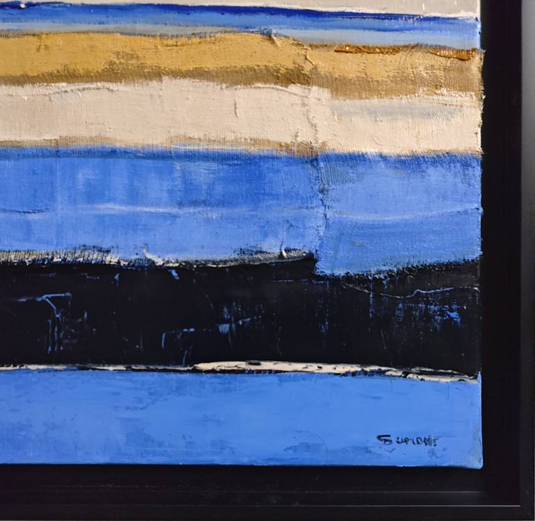 Original Minimalism Abstract Mixed Media by Sophie Dumont