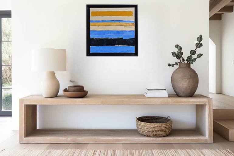 Original Minimalism Abstract Mixed Media by Sophie Dumont