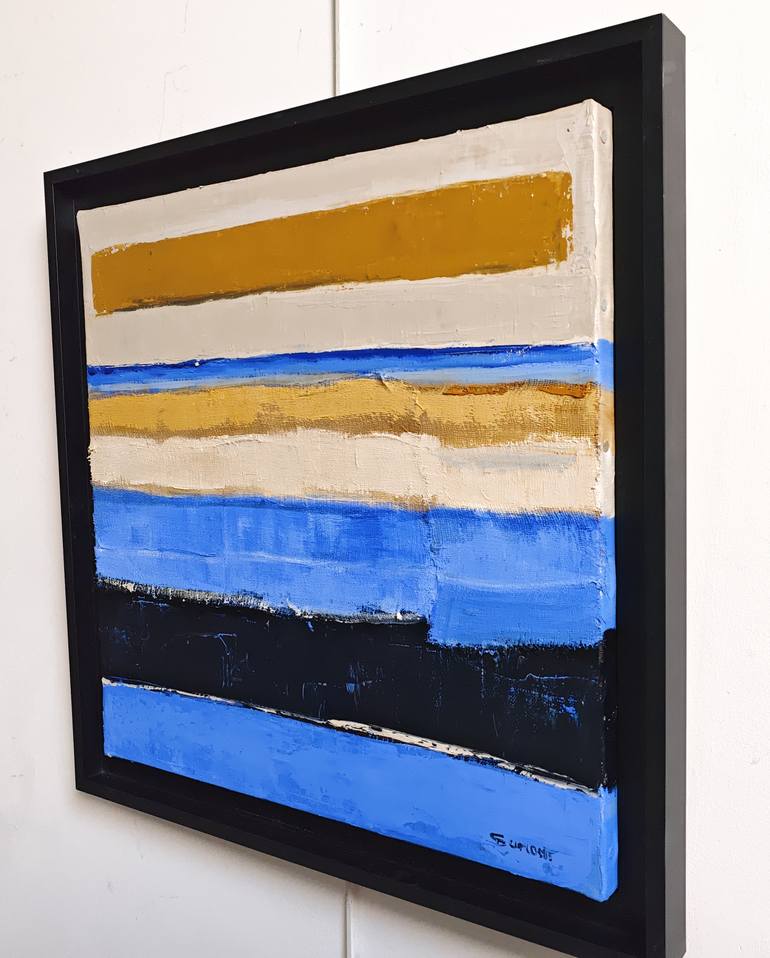 Original Minimalism Abstract Mixed Media by Sophie Dumont