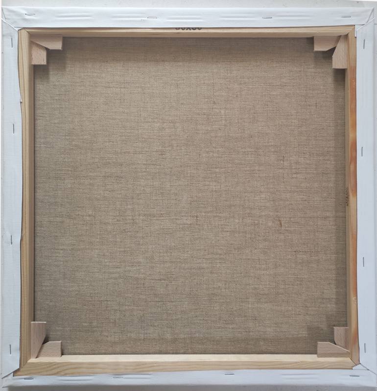 Original Algorithmic Abstract Painting by Sophie Dumont