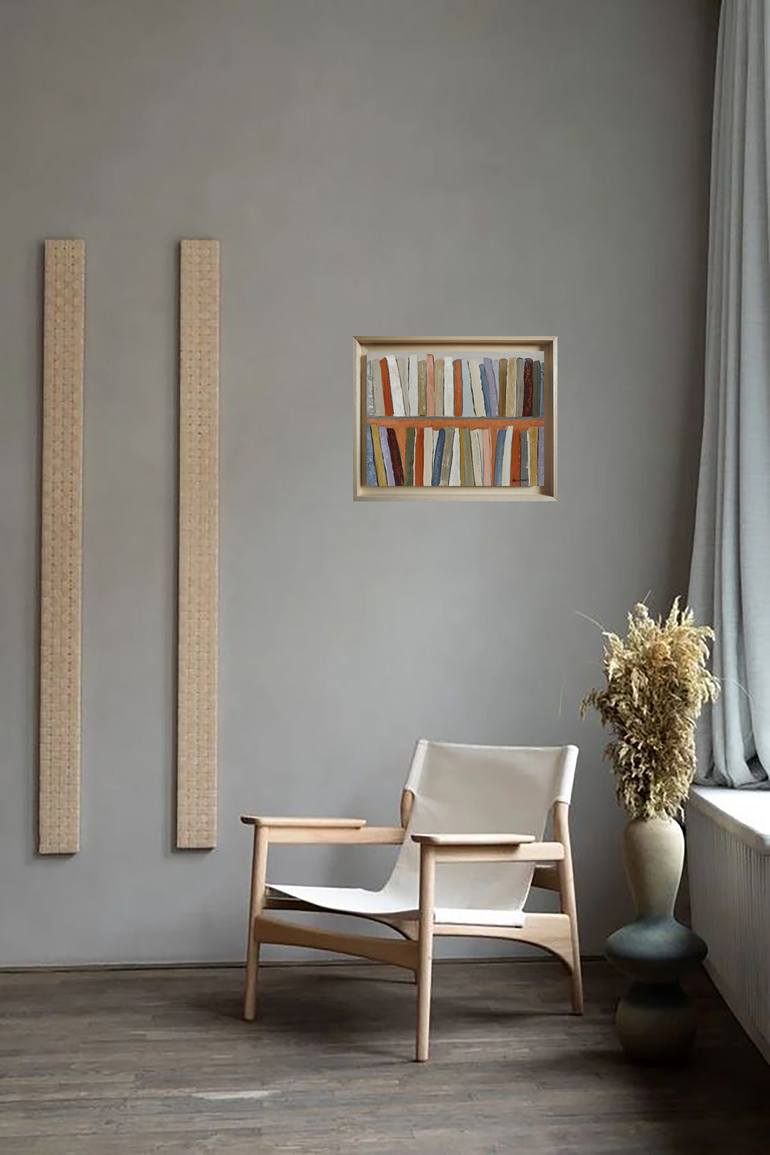 Original Geometric Abstract Painting by Sophie Dumont