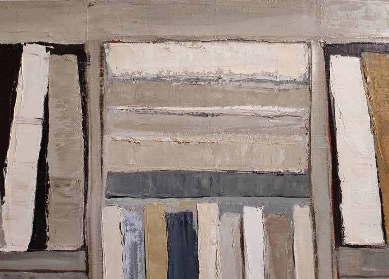 Original Geometric Abstract Painting by Sophie Dumont