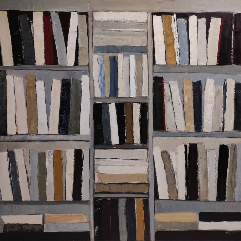 Original Geometric Abstract Painting by Sophie Dumont