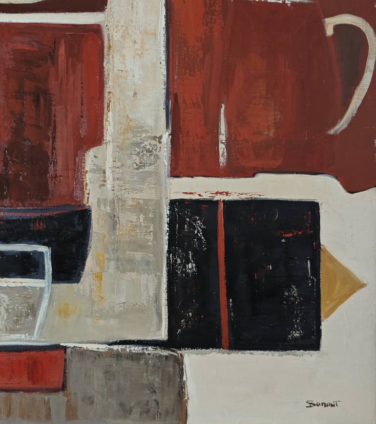 Original Contemporary Abstract Painting by Sophie Dumont