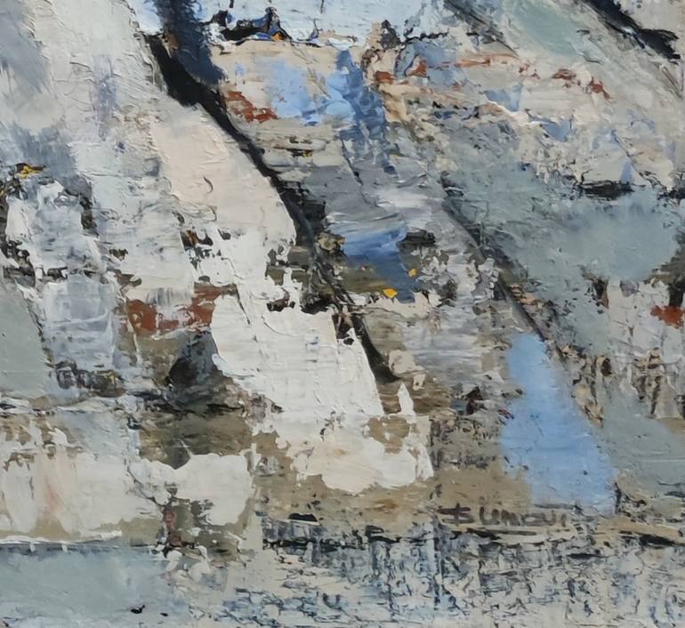 Original Abstract Expressionism Landscape Painting by Sophie Dumont