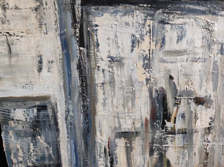 Original Abstract Architecture Painting by Sophie Dumont