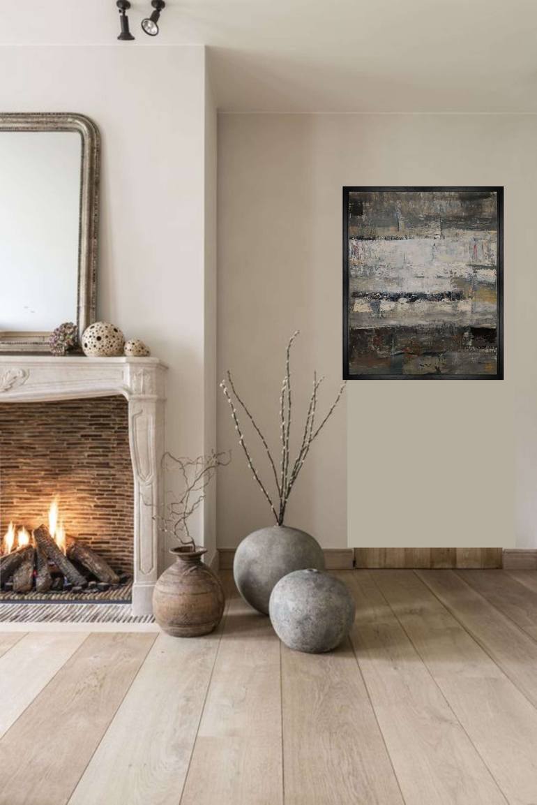 Original Abstract Expressionism Abstract Painting by Sophie Dumont