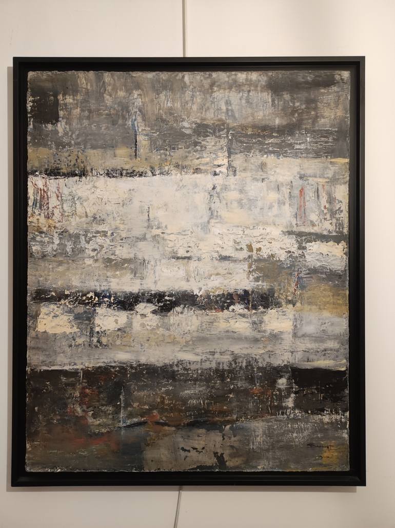 Original Abstract Expressionism Abstract Painting by Sophie Dumont