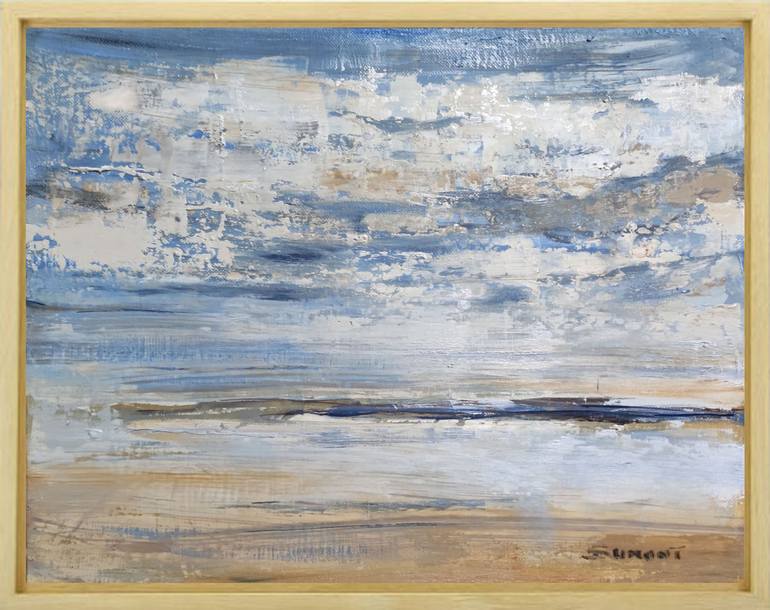 Original Expressionism Seascape Painting by Sophie Dumont