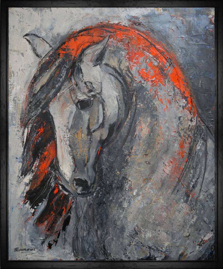 Original Expressionism Animal Painting by Sophie Dumont