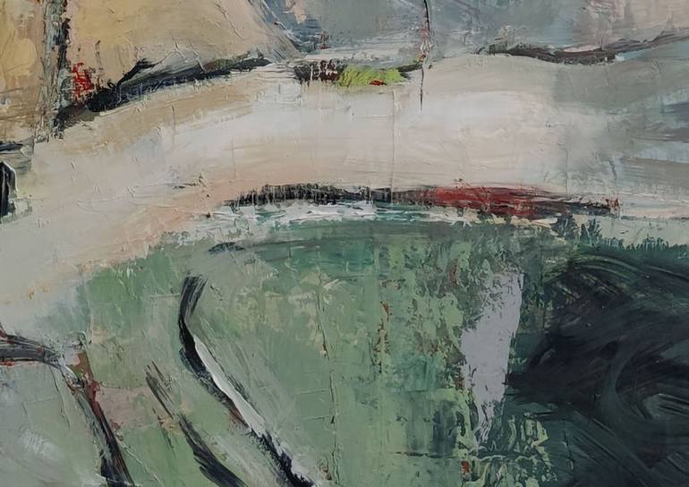 Original Abstract Expressionism Landscape Painting by Sophie Dumont