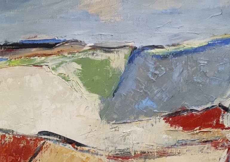 Original Abstract Landscape Painting by Sophie Dumont