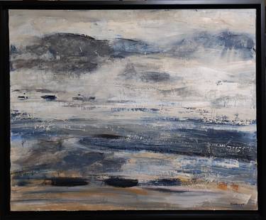 Original Abstract Expressionism Seascape Paintings by Sophie Dumont