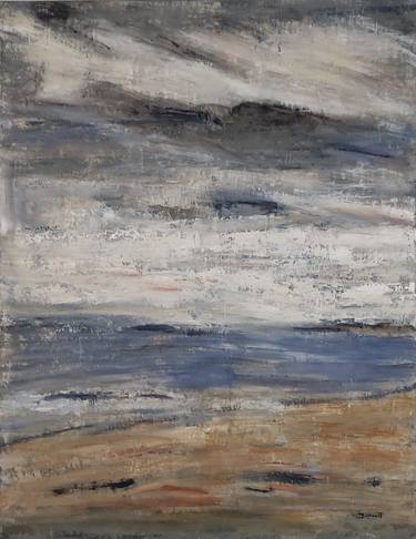 Original Abstract Expressionism Seascape Paintings by Sophie Dumont