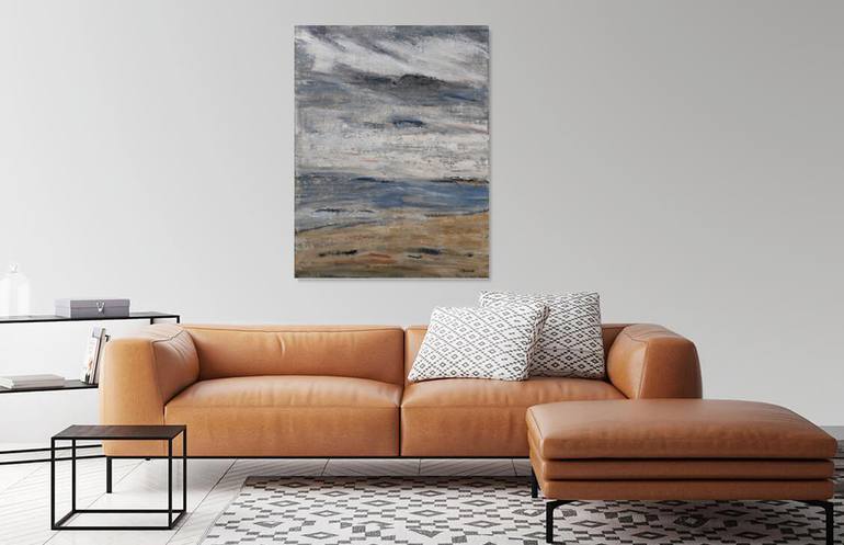 Original Abstract Expressionism Seascape Painting by Sophie Dumont