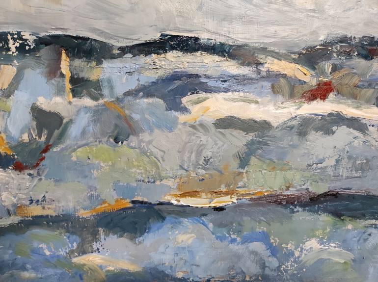 Original Expressionism Landscape Painting by Sophie Dumont