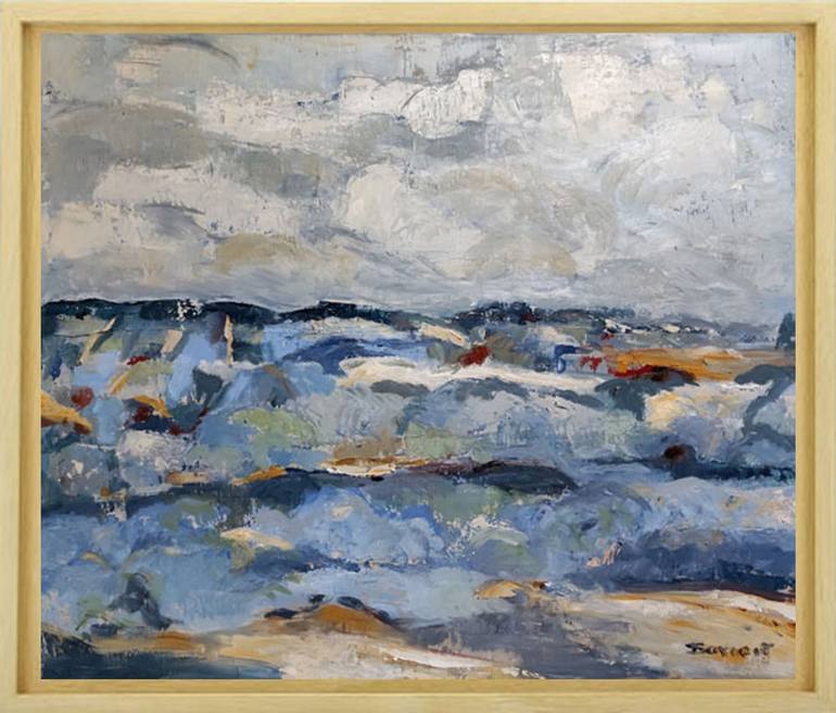 Original Expressionism Landscape Painting by Sophie Dumont